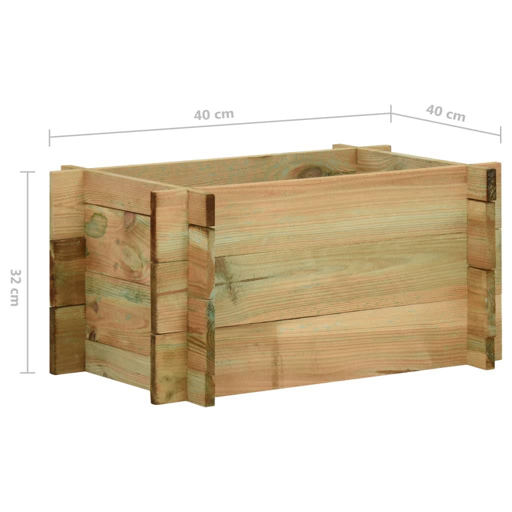 Helloshop26 - Jardinière surélevée pour légumes bois de pin imprégné 40 cm - Imagen 5