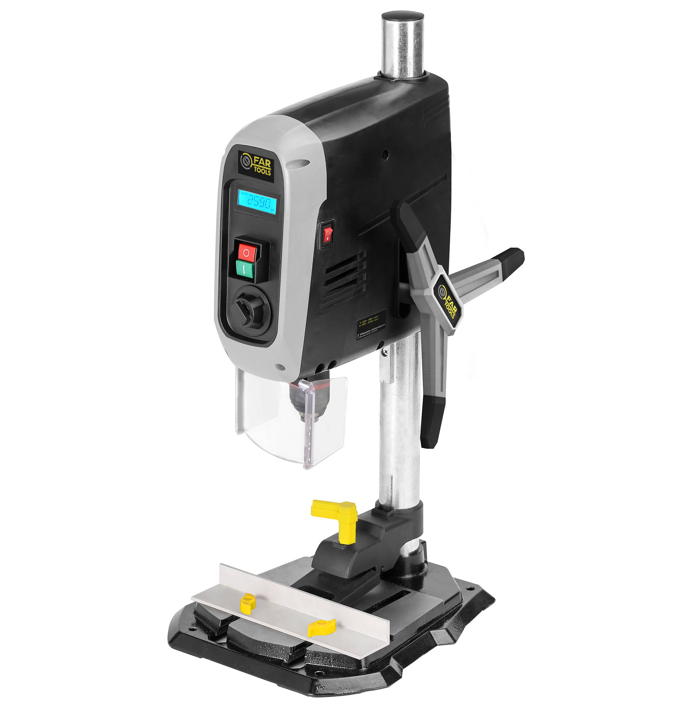 Perceuse Colonne d’Établi 720W – Affichage digital, Éclairage LED, Visée laser FARTOOLS - Image 1