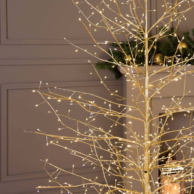Lotti - Arbre Lumineux TILLEUL Champagne H200cm 1120 MicroLED FlashLED 4m+Ø110xH200cm Lotti - Imagen 2