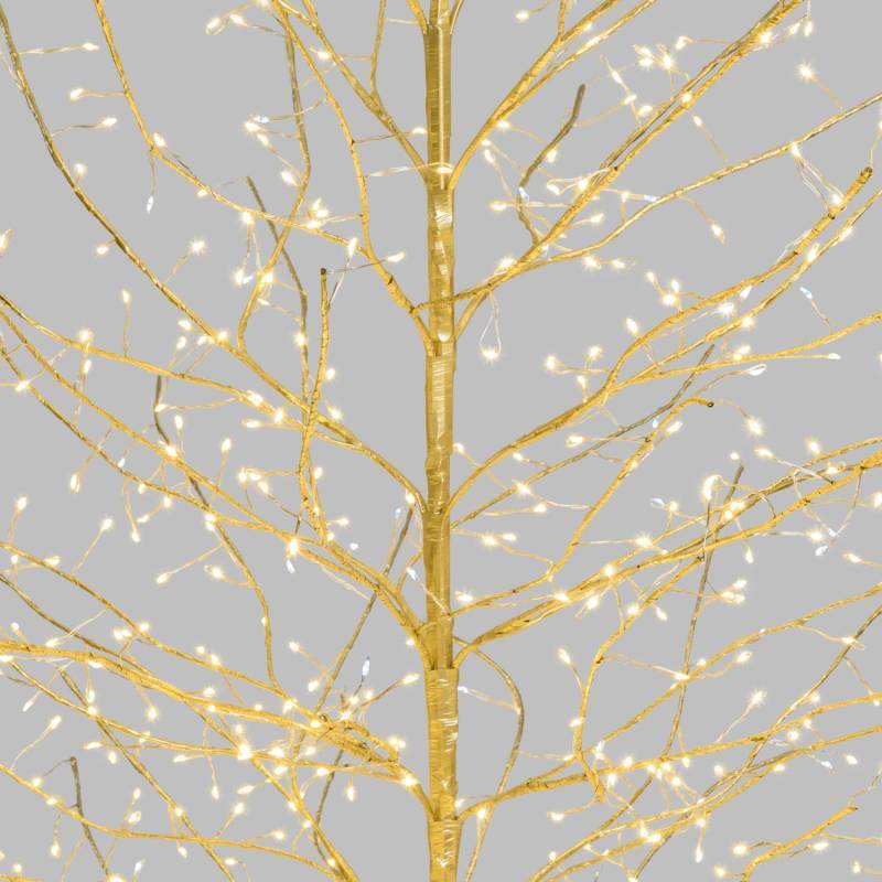 Lotti - Arbre Lumineux TILLEUL Champagne H200cm 1120 MicroLED FlashLED 4m+Ø110xH200cm Lotti - Imagen 4