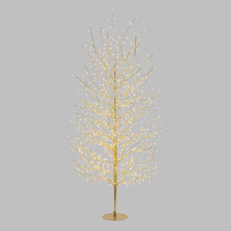 Lotti - Arbre Lumineux TILLEUL Champagne H200cm 1120 MicroLED FlashLED 4m+Ø110xH200cm Lotti - Imagen 1
