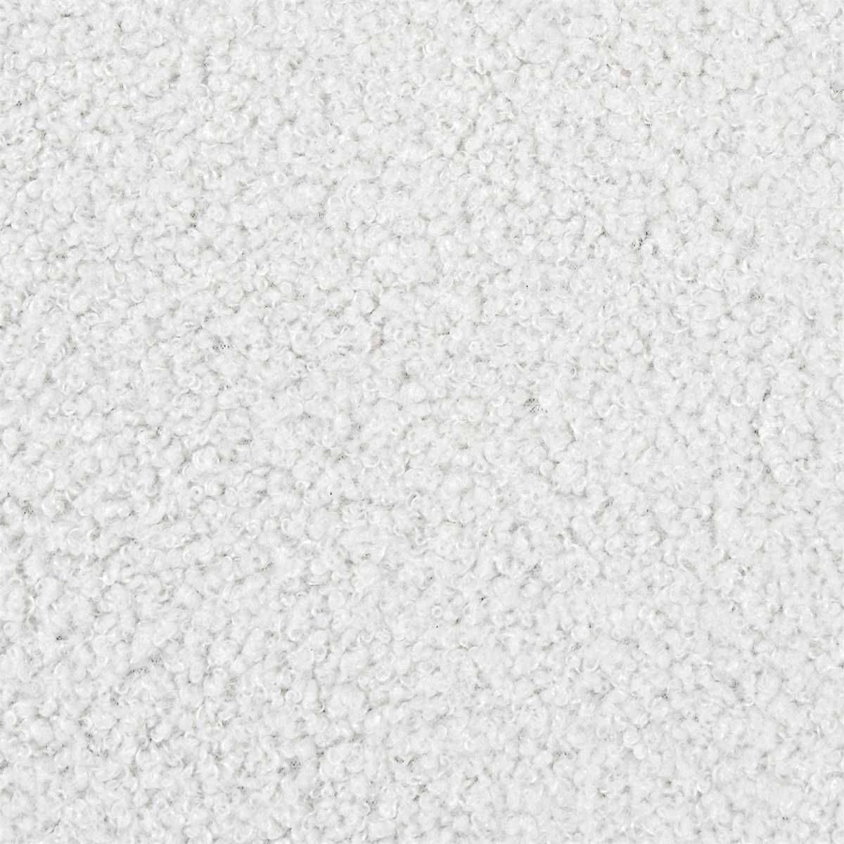 ALTOBUY - Pouf en tissu bouclette blanc - REGINA - Image 3