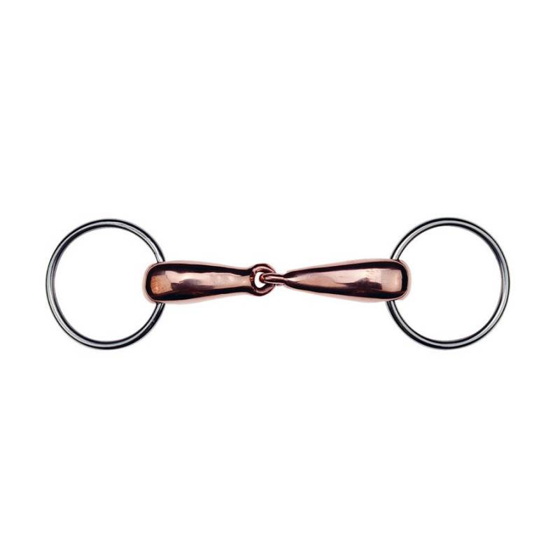 Mors 2 anneaux en cuivre pour chevaux - 125