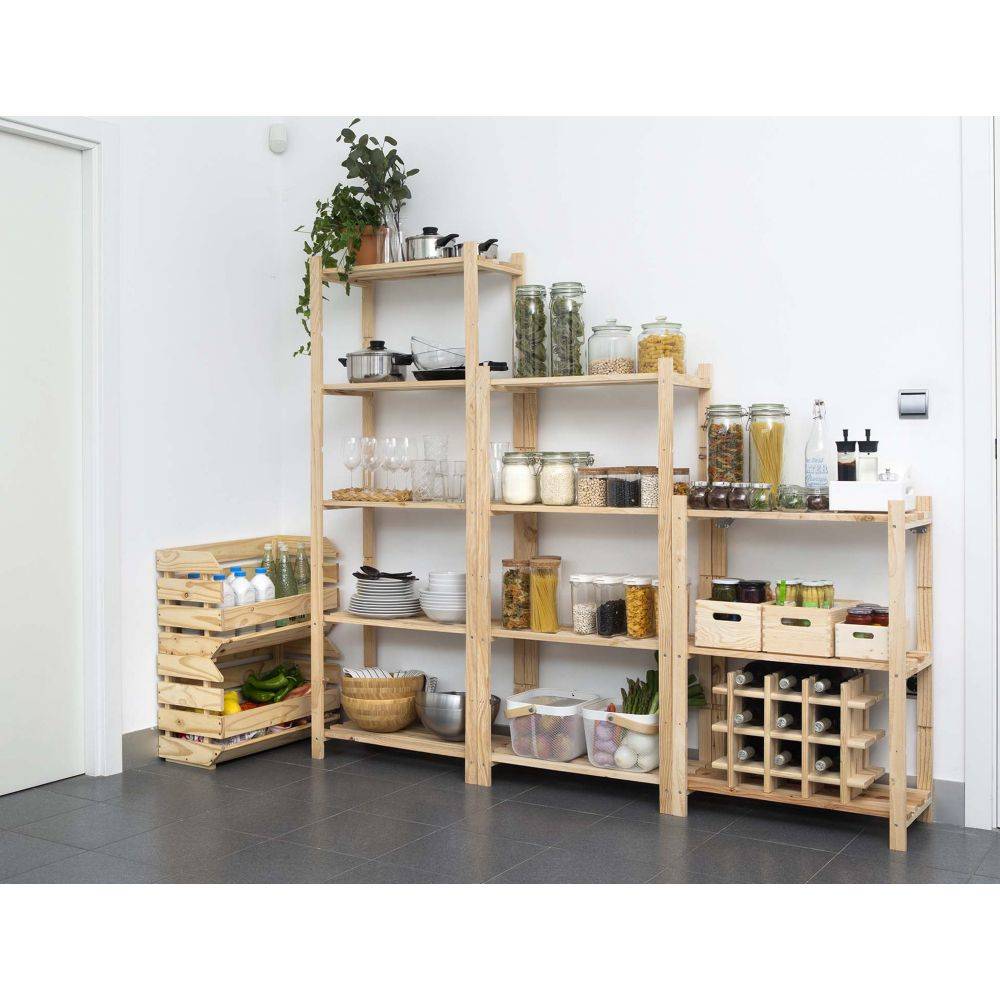 Etagère en kit profondeur 30 cm Natura 3 tablettes - Imagen 2