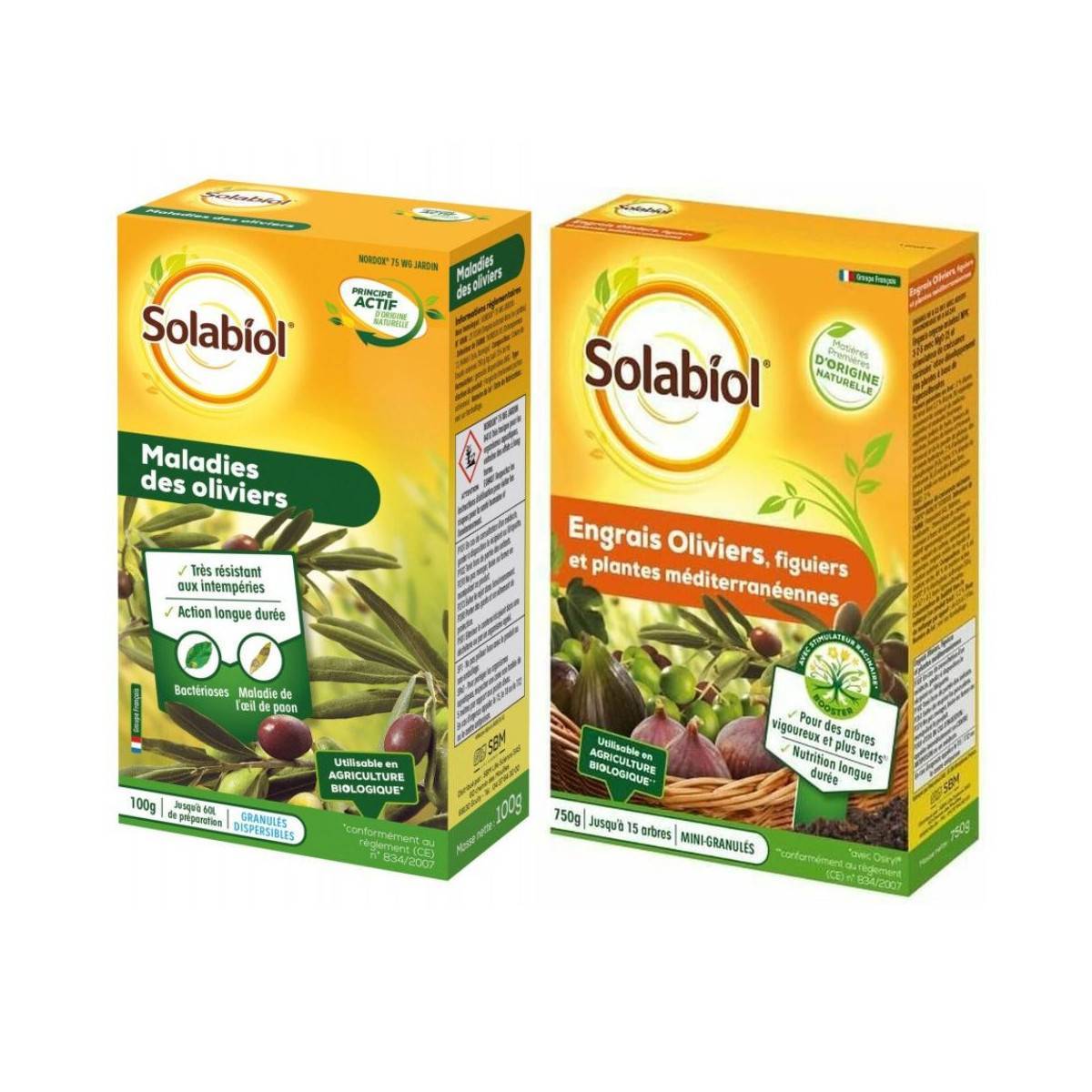 Multitanks - Pack Solabiol Maladies et Engrais pour Oliviers : Traitement et Fertilisation - Image 1