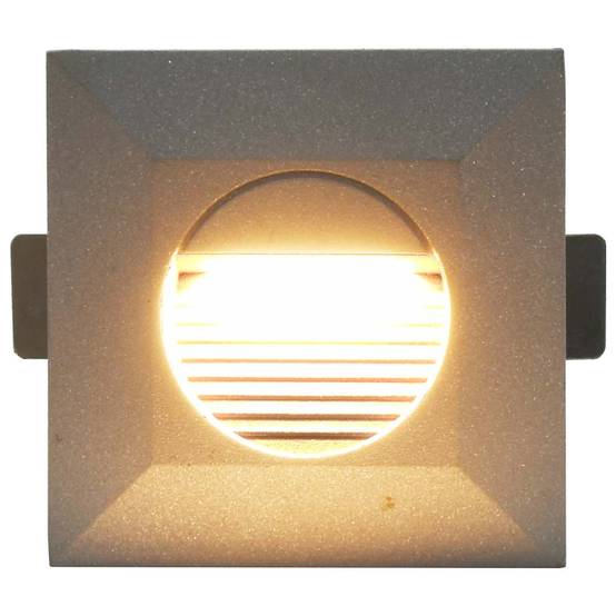 6pcs Appliques murales LED extérieures - Lampes murales extérieures 5 W Argenté Carré g196 - Image 4