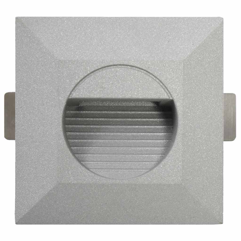 6pcs Appliques murales LED extérieures - Lampes murales extérieures 5 W Argenté Carré g196 - Image 5