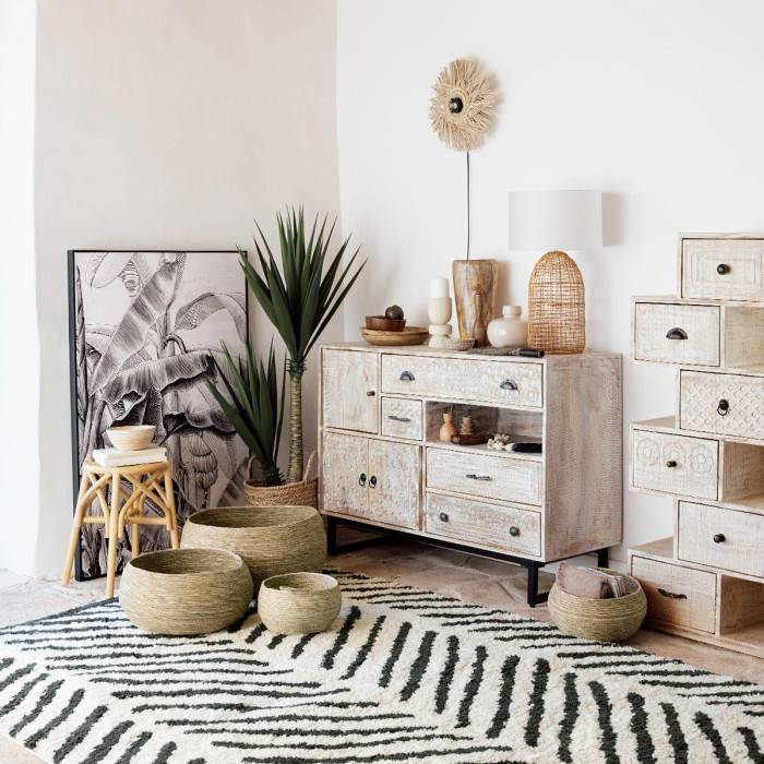 Tabouret en rotin Aoni Atmosphera - Imagen 4