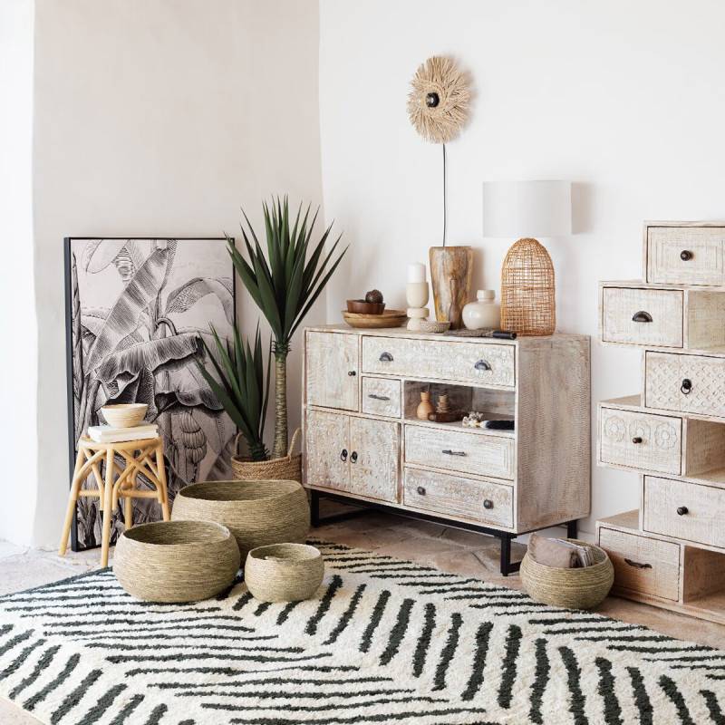 Tabouret en rotin Aoni Atmosphera - Imagen 2