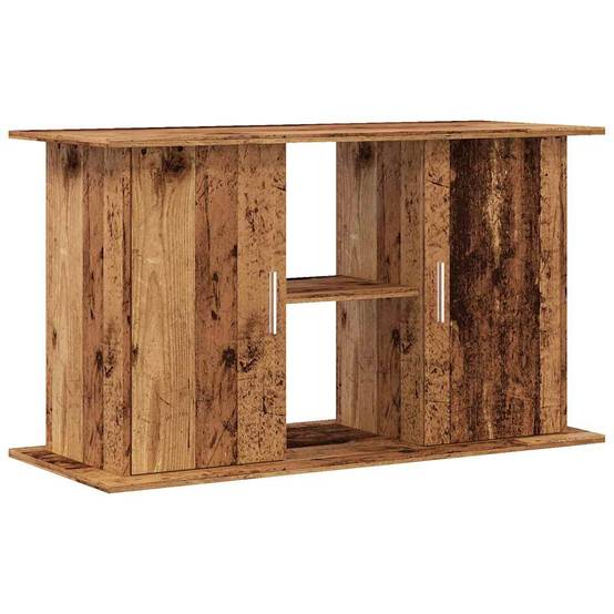 Meuble Support Aquarium en Bois avec 3 Niveaux 101x41x58 cm Vieux Bois - ComfortXL Outdoor Living - Image 2