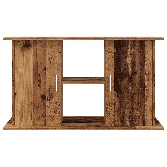 Meuble Support Aquarium en Bois avec 3 Niveaux 101x41x58 cm Vieux Bois - ComfortXL Outdoor Living - Image 4