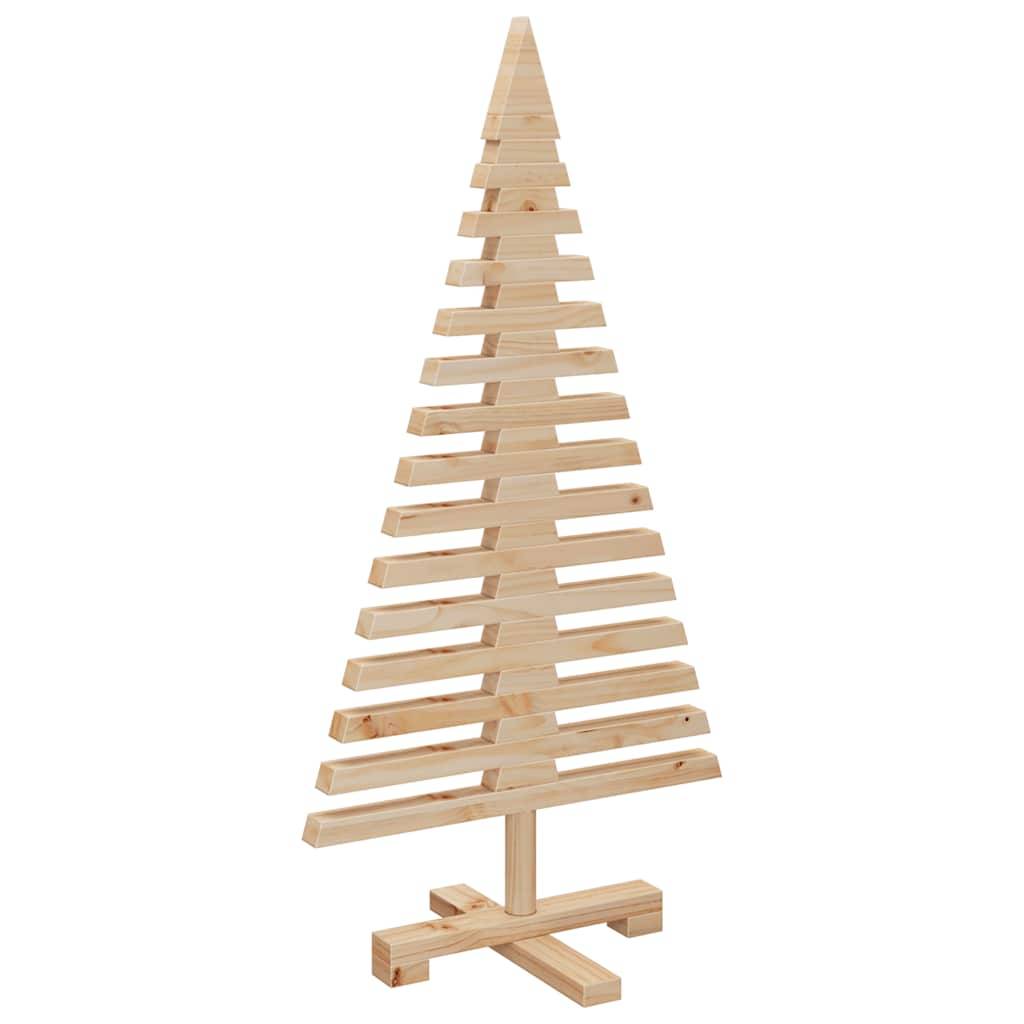 Vidaxl - | Arbre de Noël en bois | naturel 90 cm Bois massif en pin vidaXL 357994 - Image 9