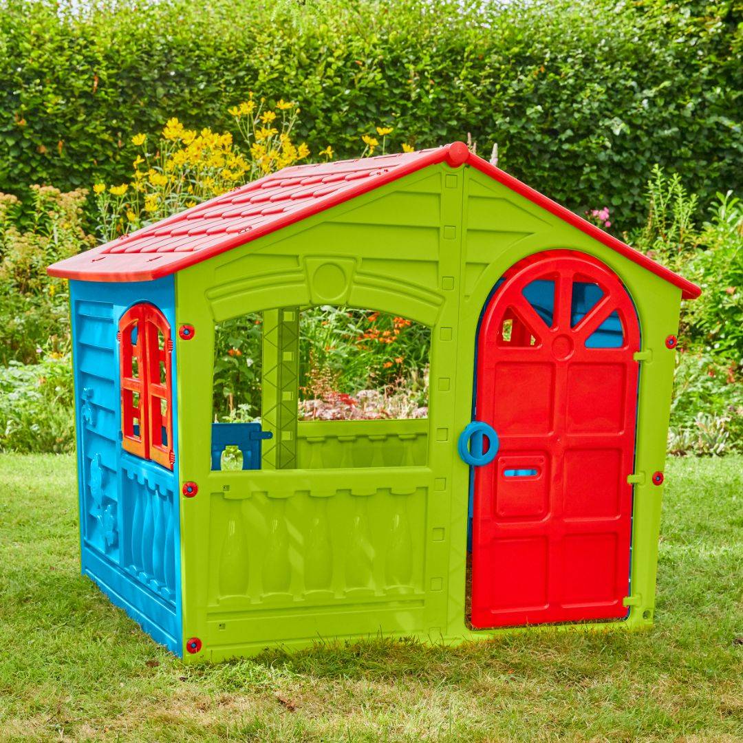 Cabane enfant plastique multicolore HOUSE OF FUN - Imagen 4
