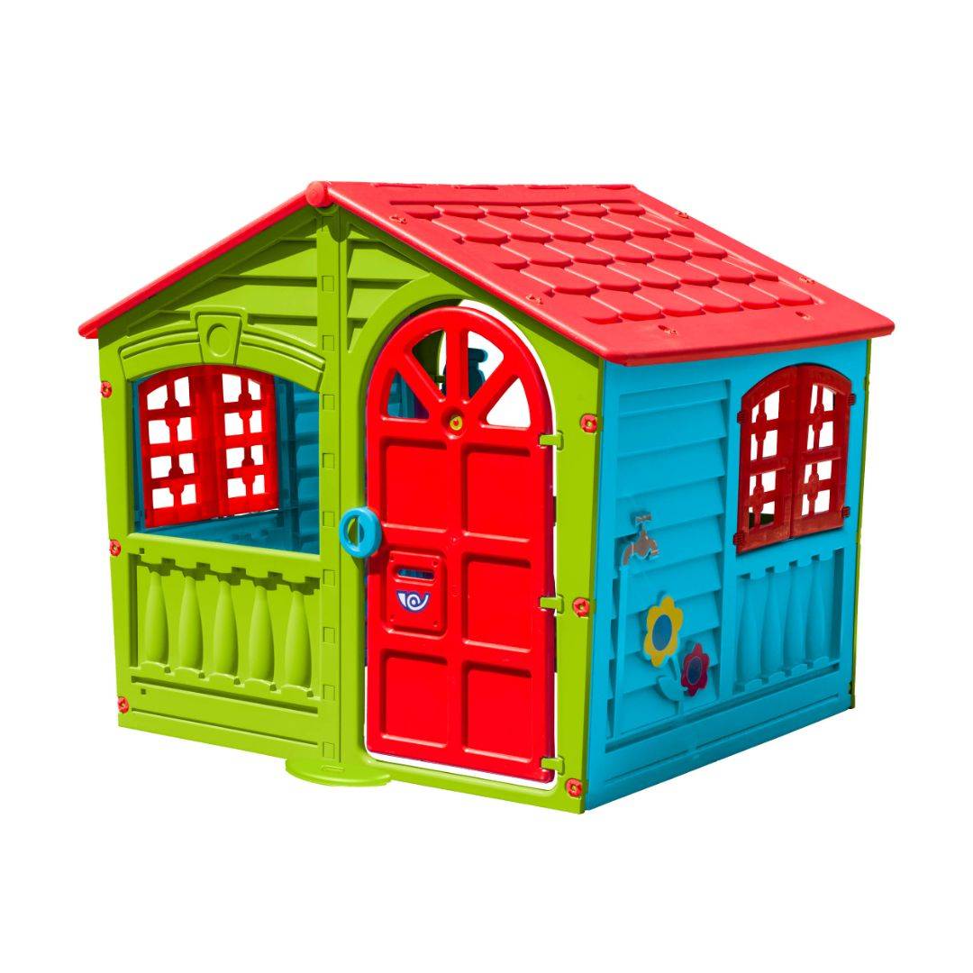 Cabane enfant plastique multicolore HOUSE OF FUN - Imagen 2