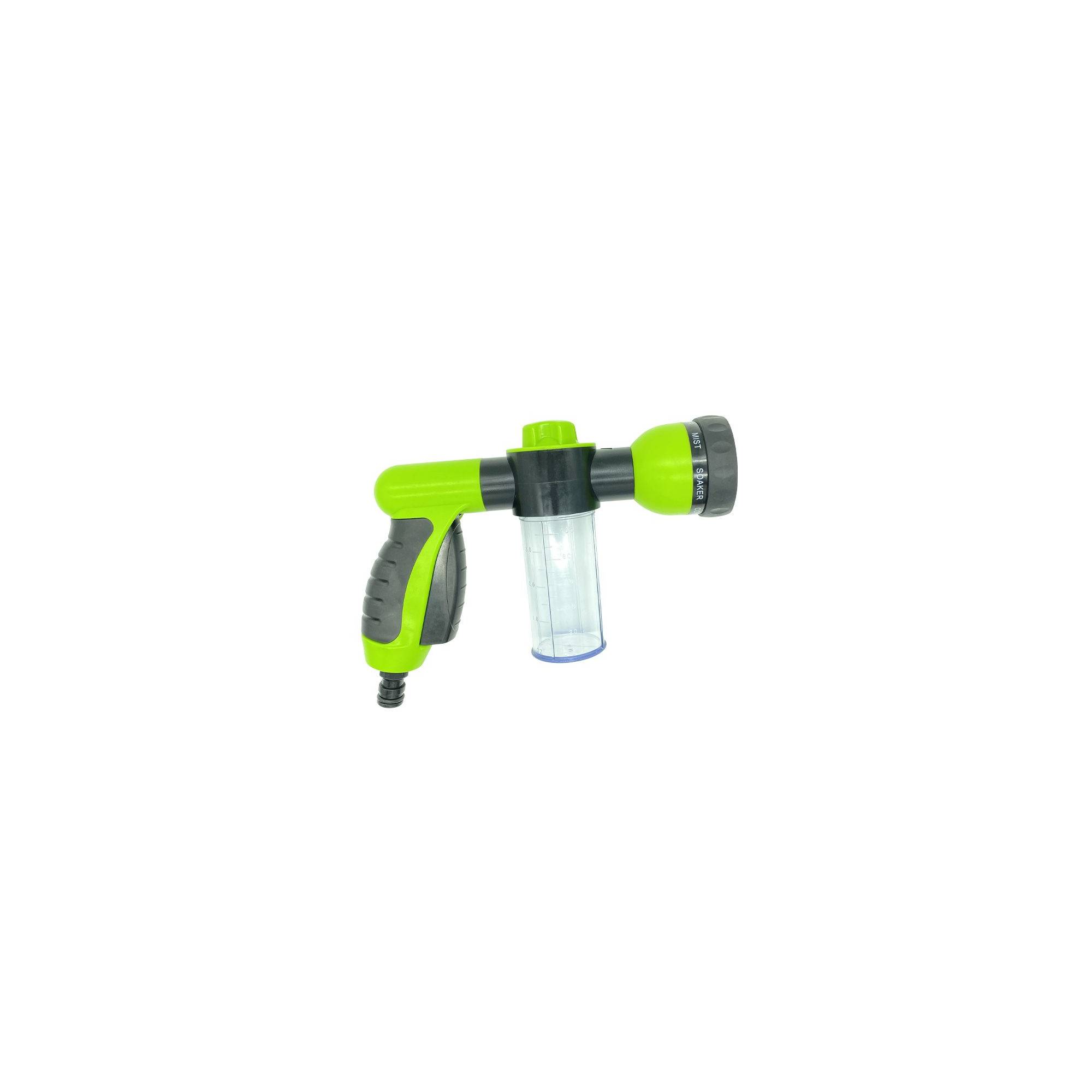 Pistolet d'arrosage pour jardin - Suan - 9 jets - Avec réservoir savon - Contenance 100 ml - Image 1