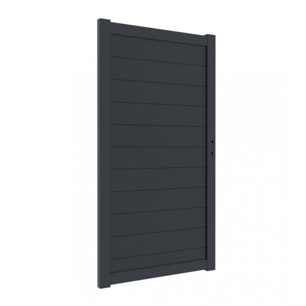 Decklinea - Portillon Aluminium 980x1830mm - Porte de Clôture - Imagen 2