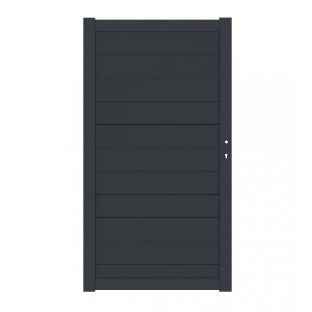 Decklinea - Portillon Aluminium 980x1830mm - Porte de Clôture - Imagen 1