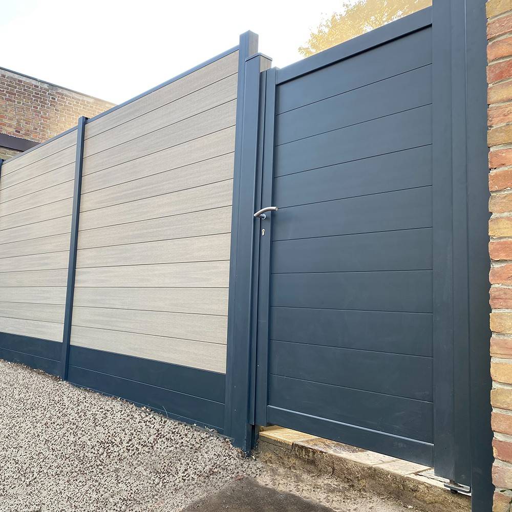 Decklinea - Portillon Aluminium 980x1830mm - Porte de Clôture - Imagen 3