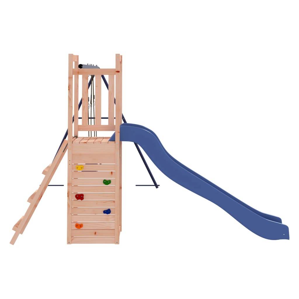 Helloshop26 - Aire de jeux d'extérieur balançoires toboggan portiques robuste jeux jardin 308 x 321 x 169 cm bois massif de douglas - Imagen 3