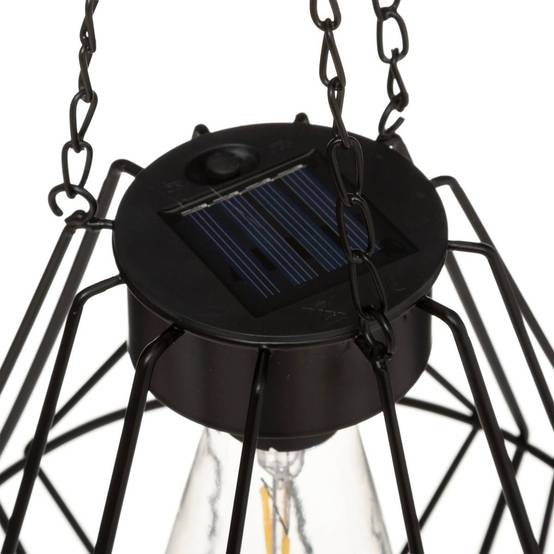 Suspension solaire "Flave" métal noir D19cm ATMOSPHERA CREATEUR D'INTERIEUR - Image 3