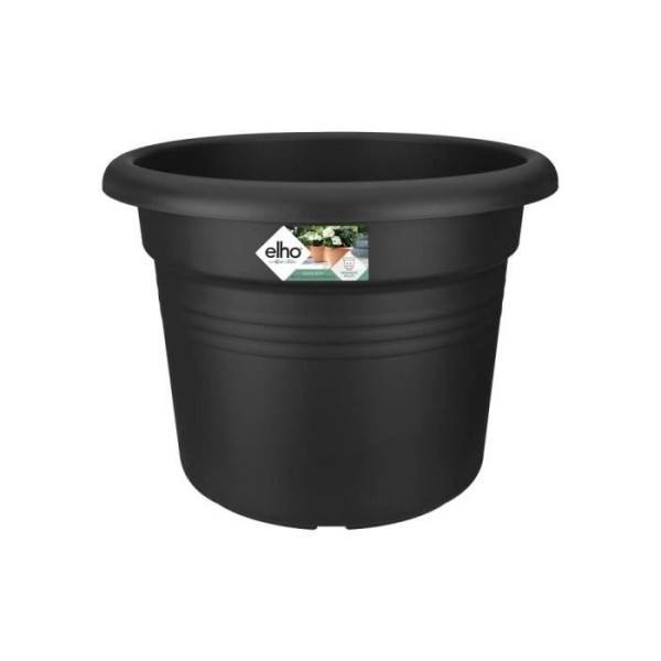 Elho Maceta Green Basics Cilinder 65 - Negro - Ø 64 x H 49 cm - exterior - 100% reciclado - Imagen 2