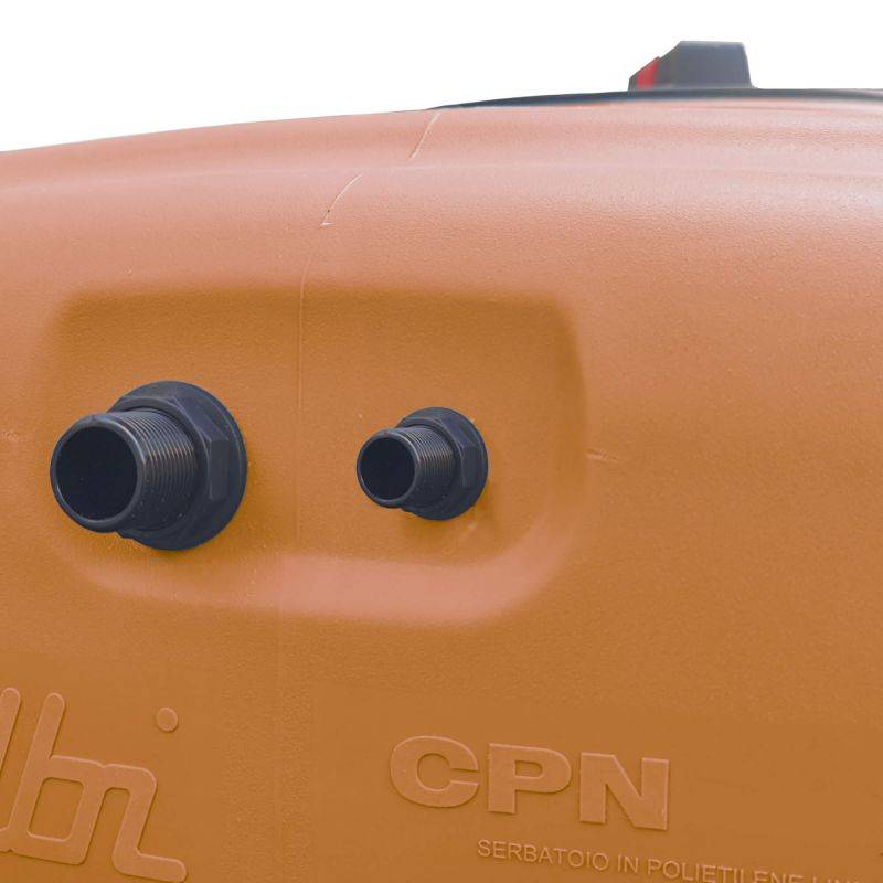 Cuve récupération eau de pluie 500L - Réservoir aérien compact Terracotta - Polyéthylène - ELBI CPN - Image 4