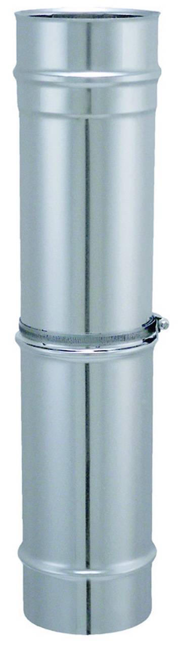 Tuyau réglable TYRAL – Inox 304 – Ø150 mm – longueur ajustable de 355 à 555 mm