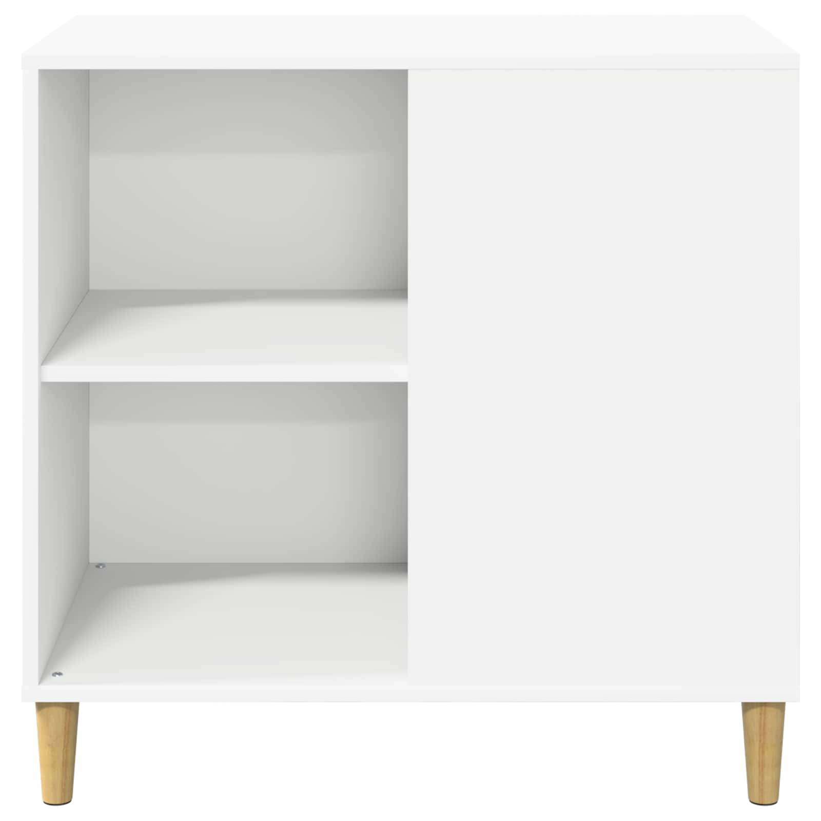 Maison pour chat bois d'ingénierie blanc 72 x 42.5 x 70 cm - PANGIVO - Image 6