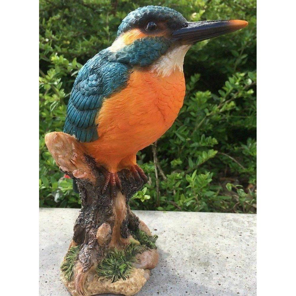 Vivid Arts - Martin-pêcheur sur souche en résine - Imagen 2