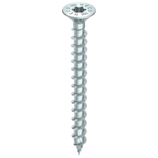Vis HECO-Topix-Plus - Ø4,5x70mm - Tête Fraisée à poches de fraisage - Filetage Total - T20 - Boite de 200 - 60769
