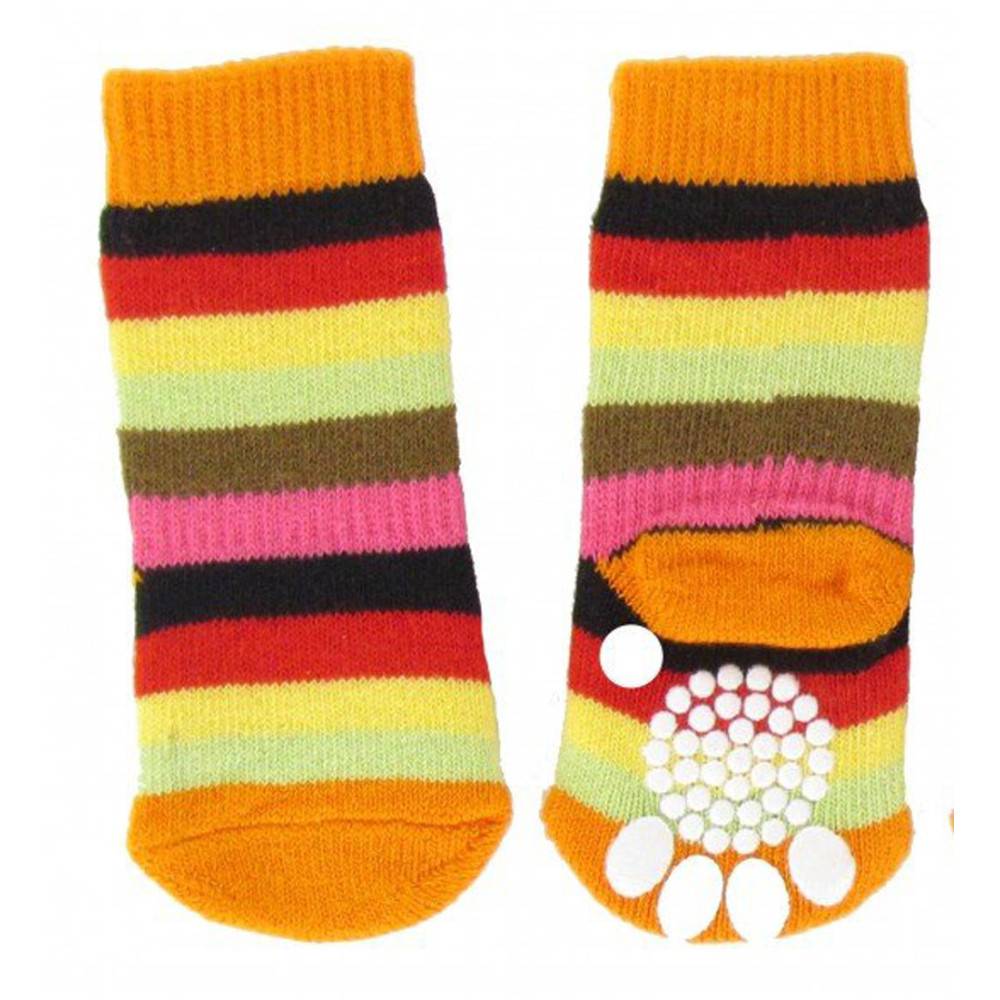 Chaussettes chaude  antidérapante 1 paire Taille XS pour chien - Image 1