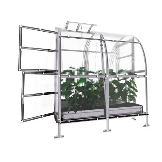KLASIKA GREENHOUSES - Serre KLASIKA SLIM 2 x 2 m (4 m²) , 6 mm avec revêtement en polycarbonate - Image 4