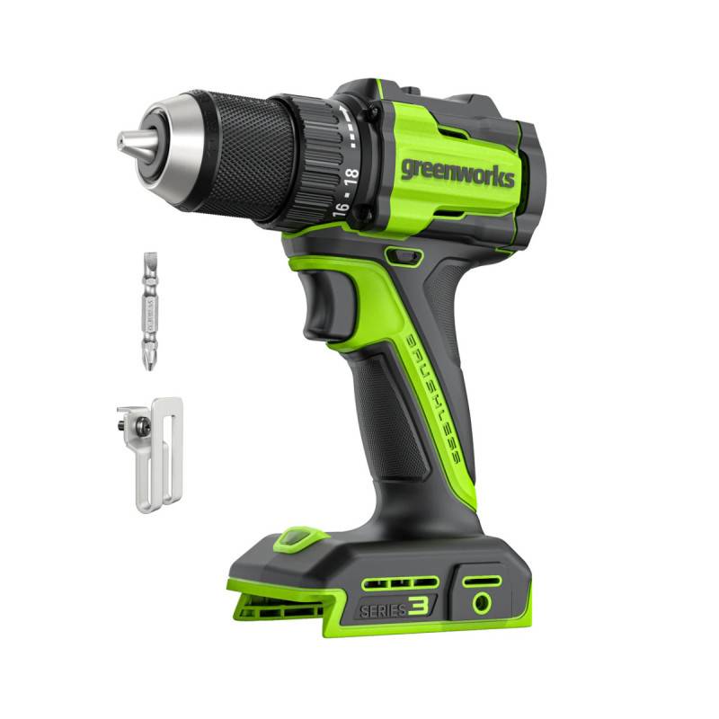 Greenworks - Perceuse-visseuse Brushless 24V GREENWORKS - 45Nm - Sans batterie ni chargeur - DD345 - Image 2