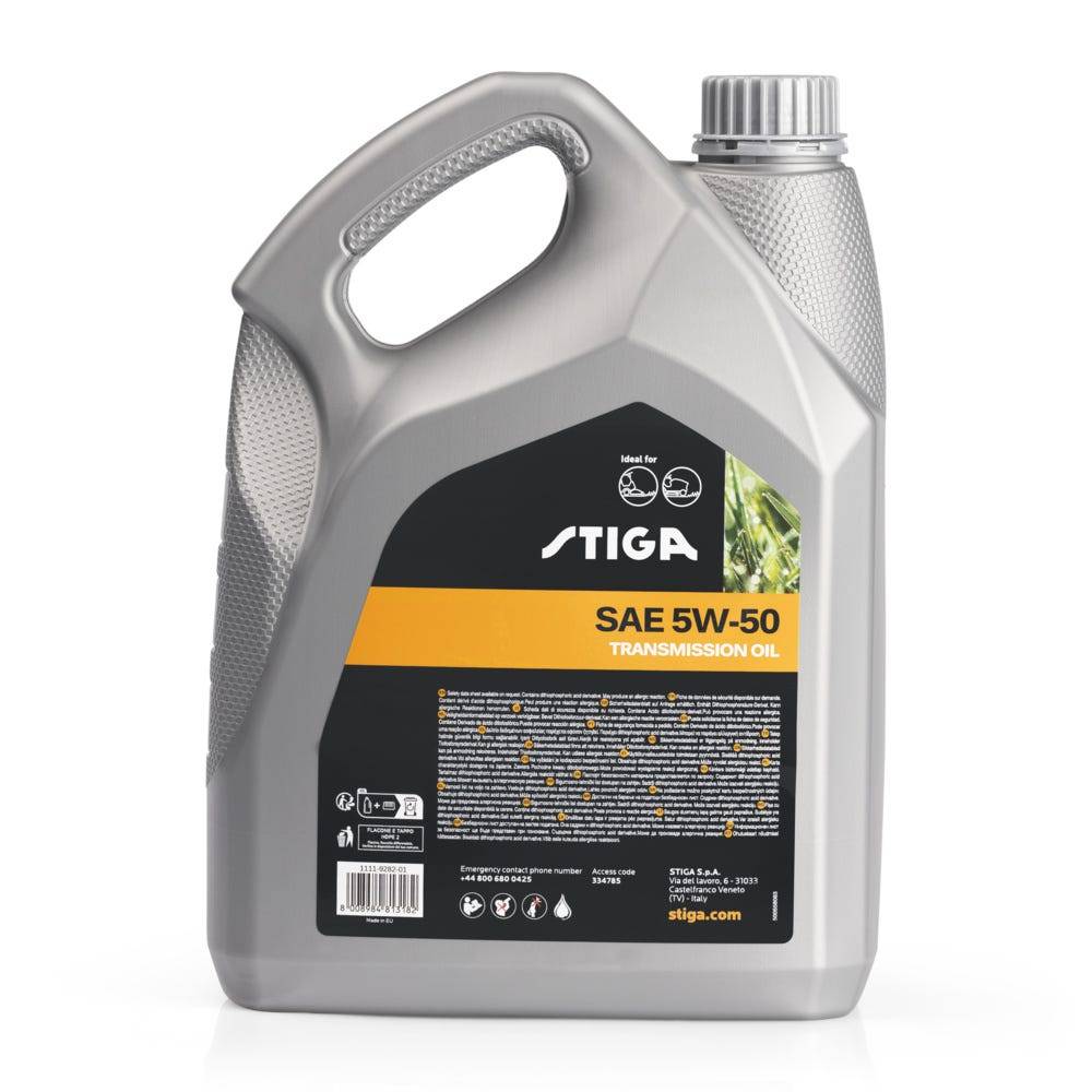 Stiga - Huile de transmission SAE 5W-50 5 litres-STIGA - Image 2