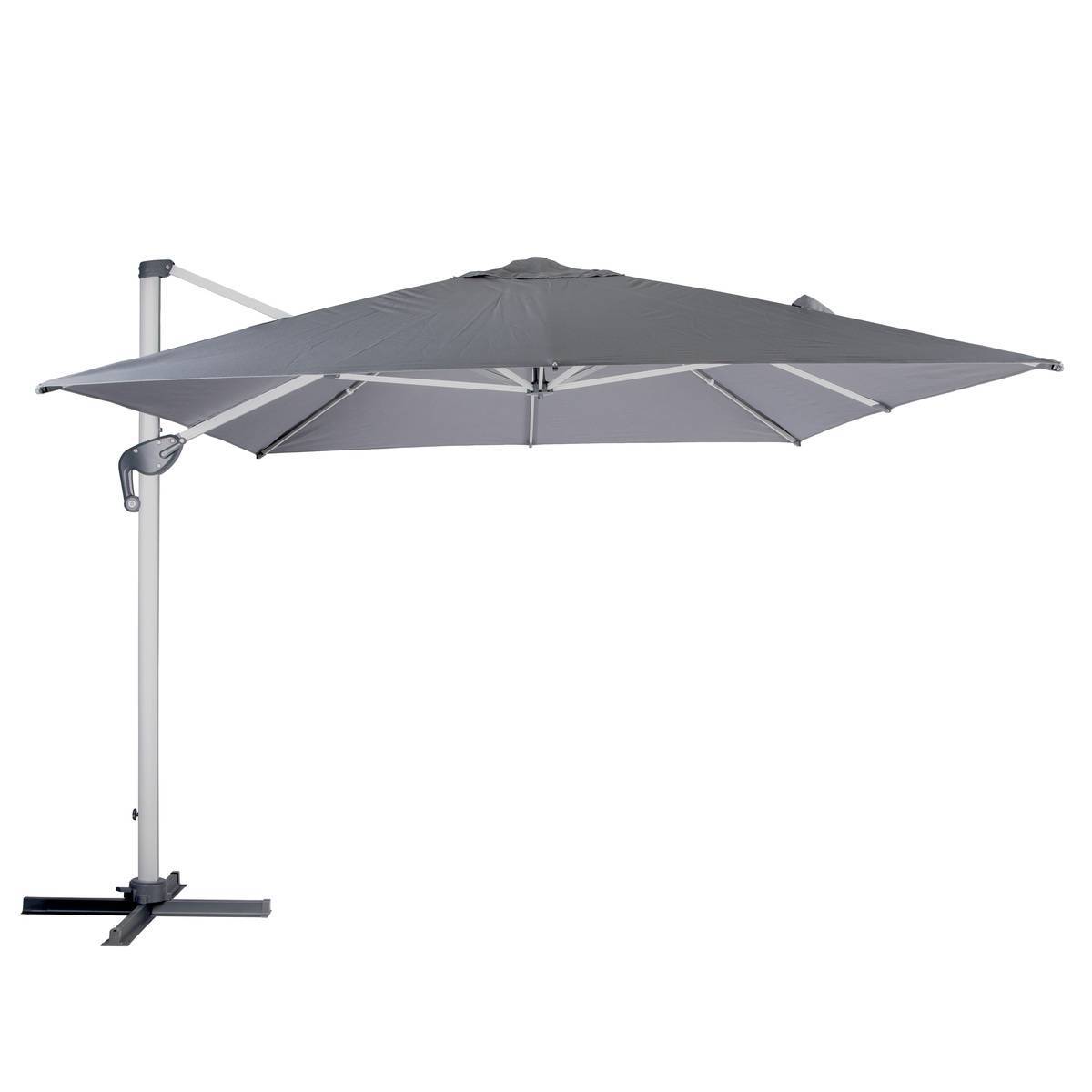 Hesperide - Parasol déporté rectangulaire "Equador" ardoise 4x3m en aluminium Hespéride - Imagen 1