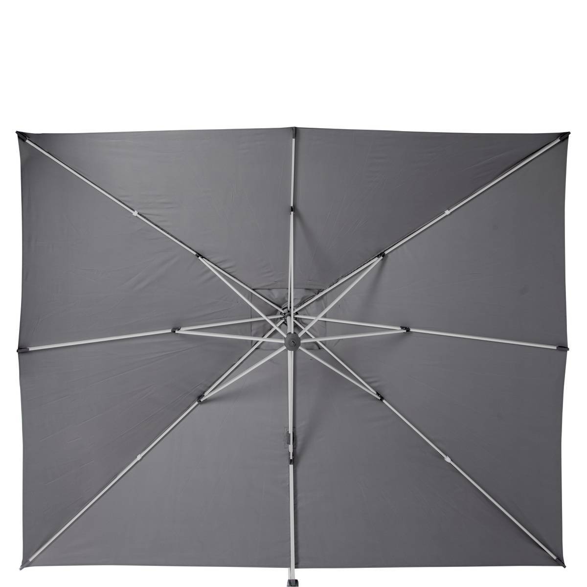 Hesperide - Parasol déporté rectangulaire "Equador" ardoise 4x3m en aluminium Hespéride - Imagen 3