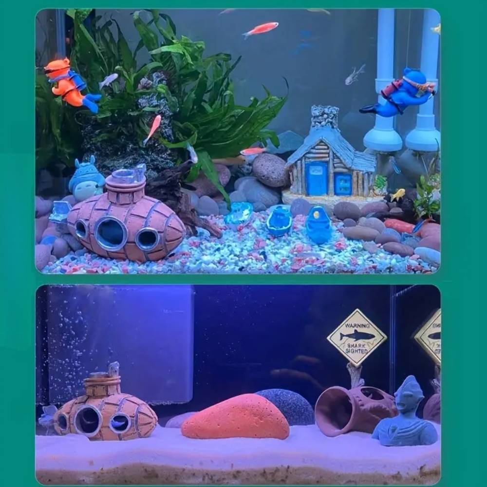 Ornement d'aquarium en résine - IntiMeg - Image 5