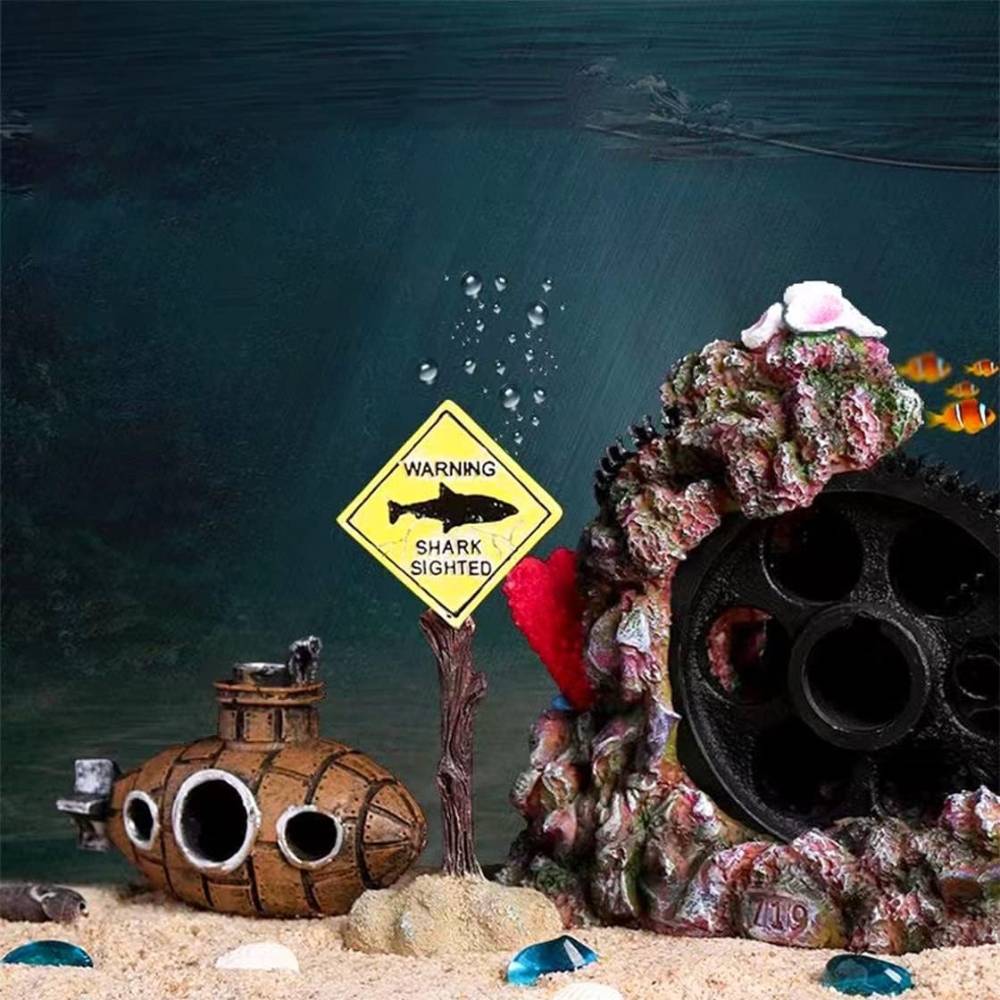Ornement d'aquarium en résine - IntiMeg - Image 3