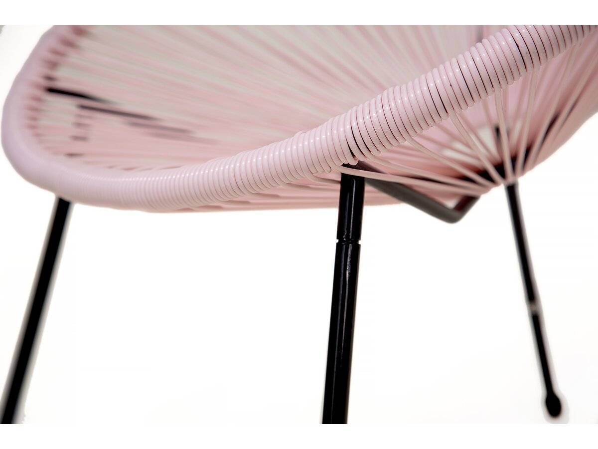 Lot De 2 Fauteuils De Jardin "ania" - Rose -habitat Et Jardin - Imagen 4