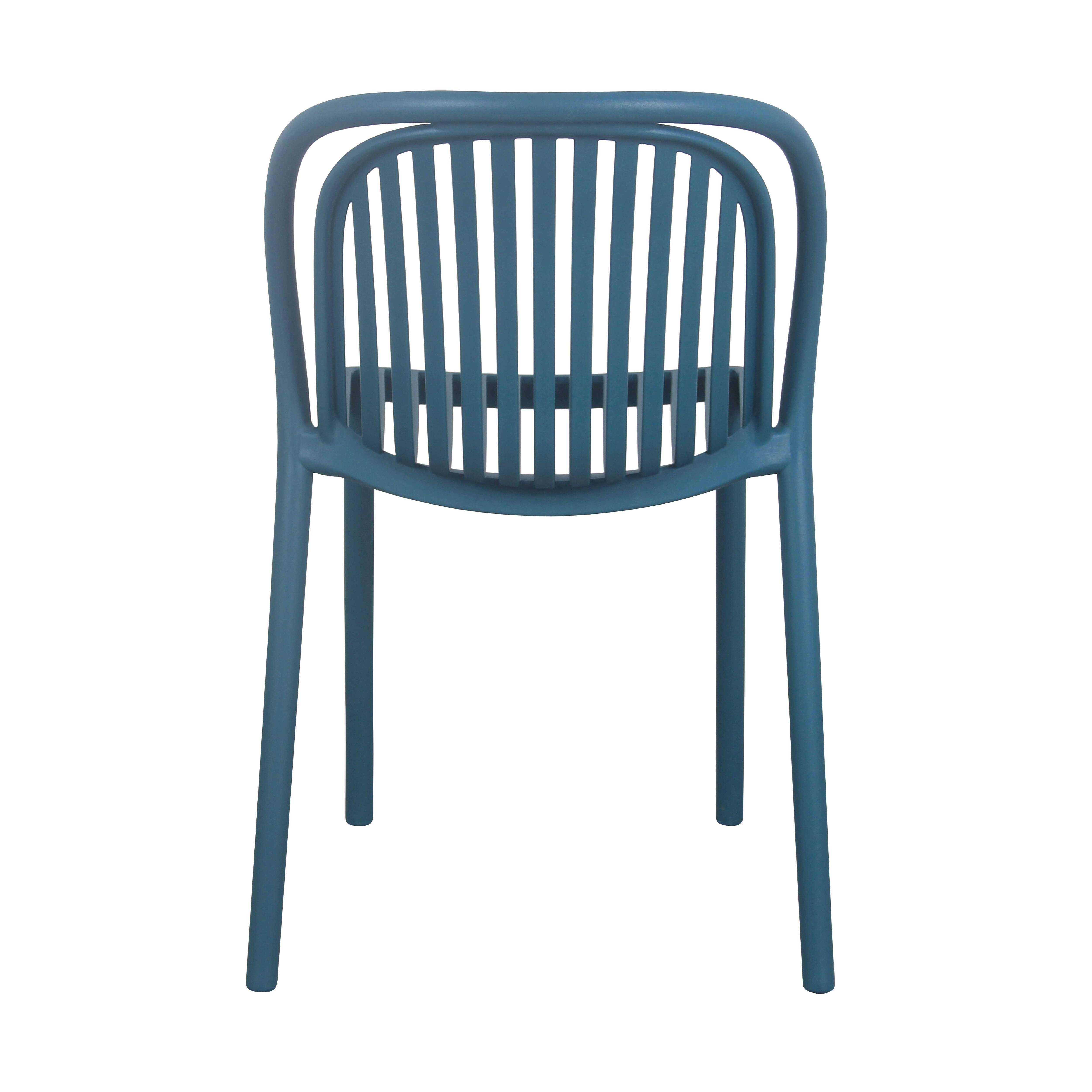 Oviala - Chaise de terrasse bleu canard Copenhague - Oviala - Imagen 5