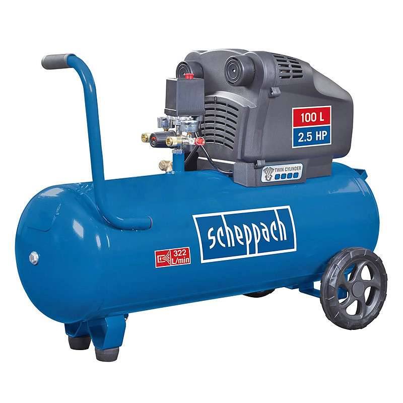 Scheppach - Compresseur double cylindre SCHEPPACH HC105DC 100L 10bar 1800W Scheppach - Image 2