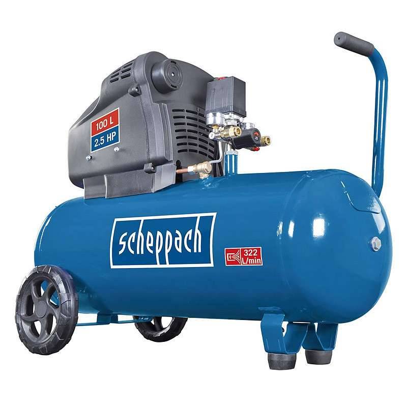 Scheppach - Compresseur double cylindre SCHEPPACH HC105DC 100L 10bar 1800W Scheppach - Image 1