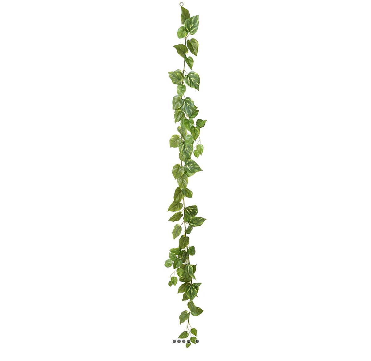 Artificielles - Guirlande de pothos artificiel Longueur 180 cm panaché - Imagen 2