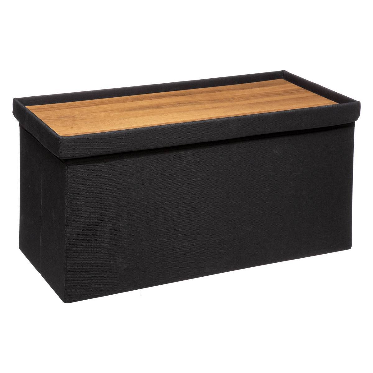 Pouf double pliant "Mix N' Modul" noir - 5five - Imagen 4