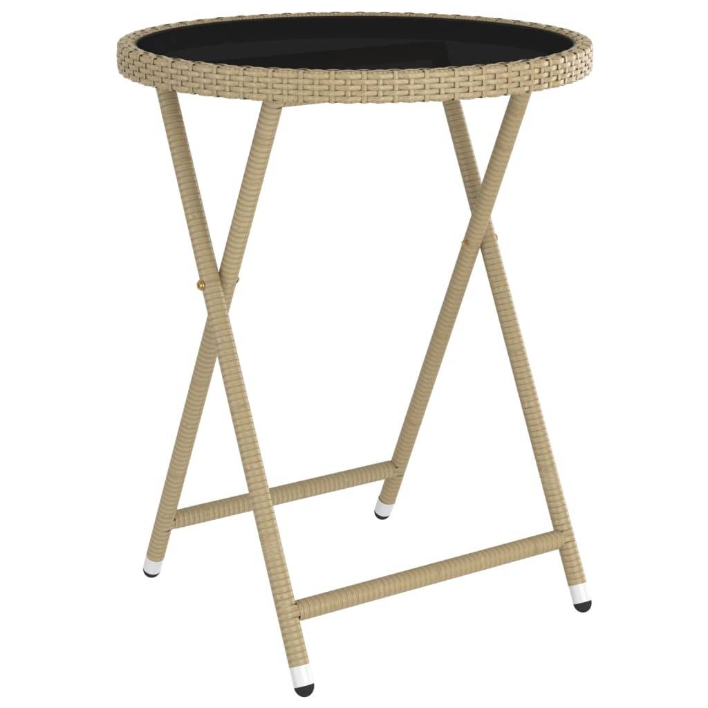 ComfortXL - Salon de Jardin 5 Pièces Rond Résine Tressée avec Repose-pieds Beige – ComfortXL Outdoor Living - Image 8