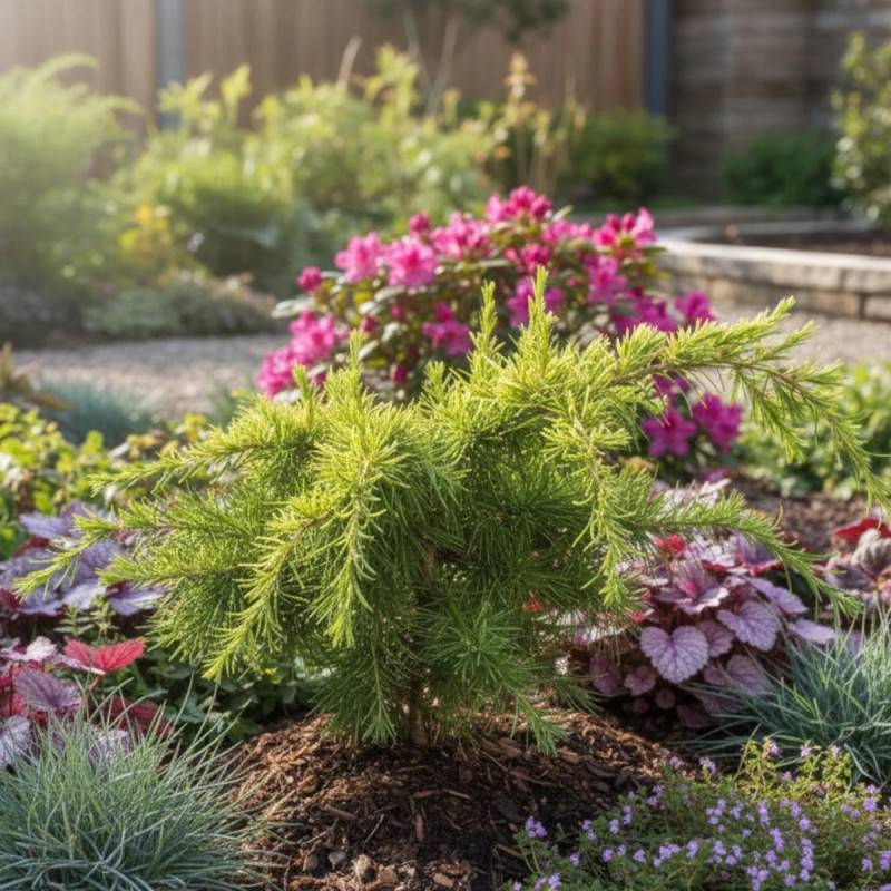 Cèdre de l'Himalaya nain Lime Glow, Cedrus deodara - Pot de 5L - 40/60 cm - Image 2