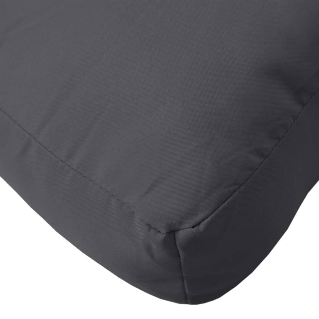 ComfortXL - Set 3 Coussins pour canapé palette tissu polyester assise et dossier pour salon de jardin Anthracite – ComfortXL Outdoor Living - Image 8