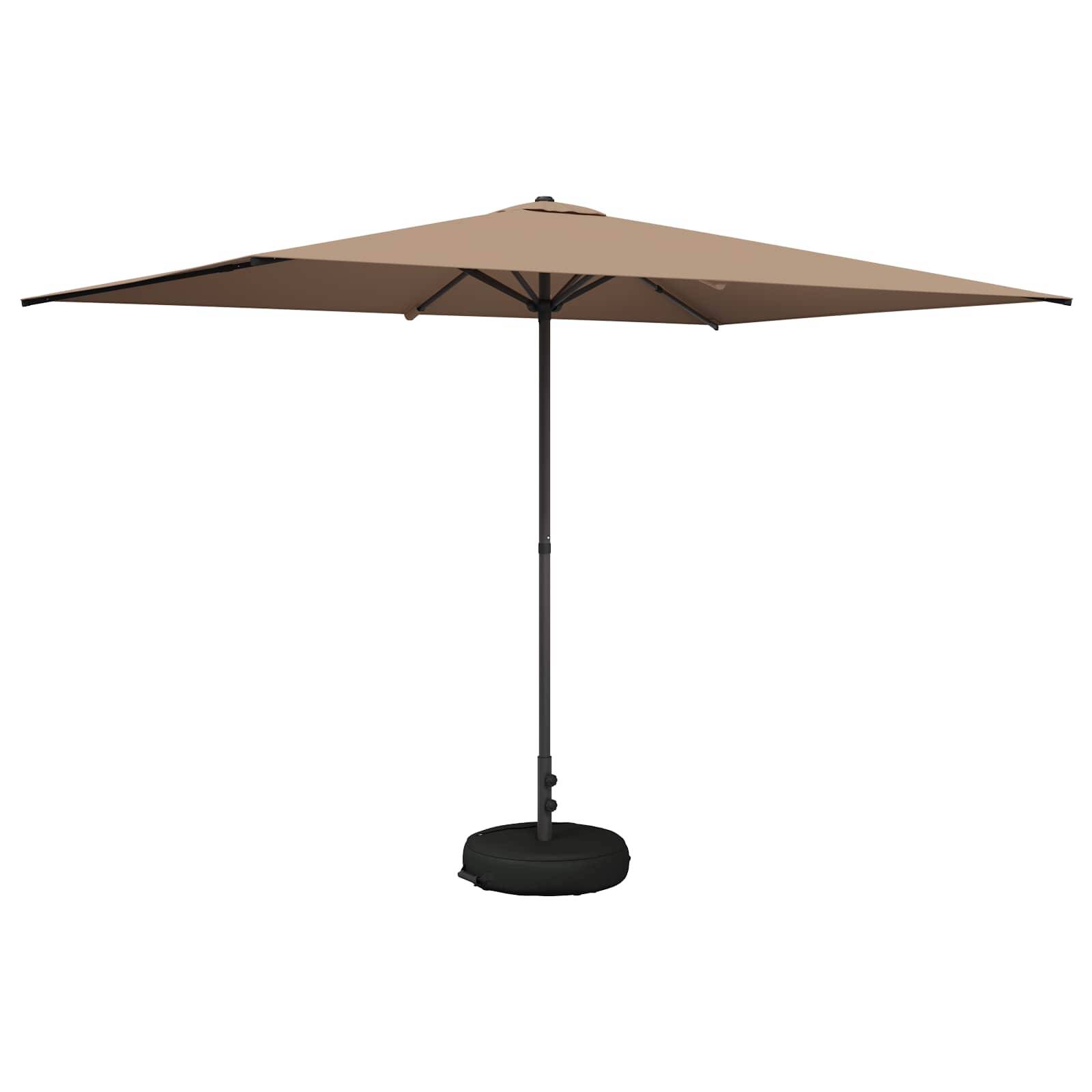 PANGIVO - Parasol de jardin polyester et acier taupe 290 x 190 x 228 cm - PANGIVO - Image 2