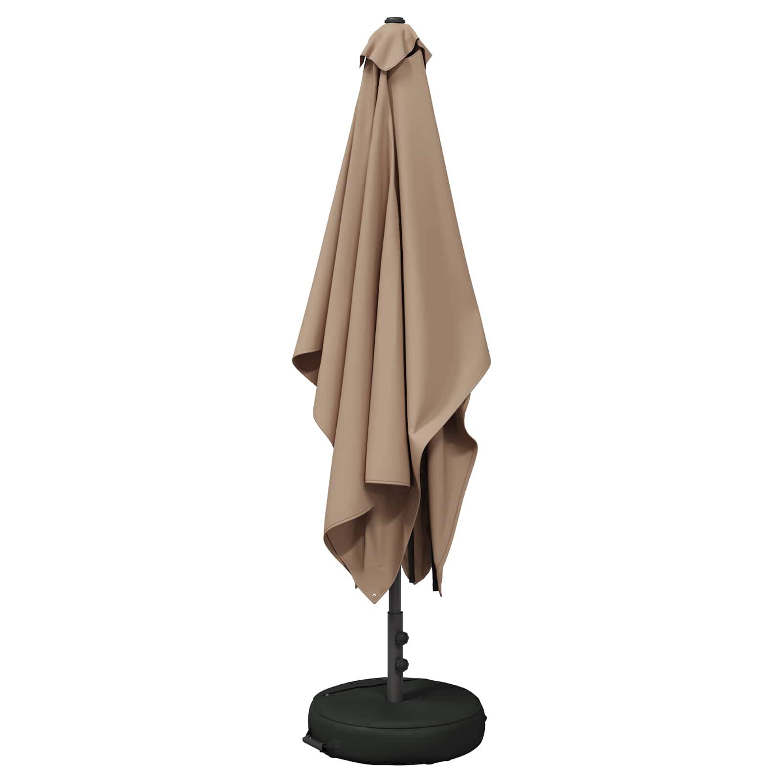 PANGIVO - Parasol de jardin polyester et acier taupe 290 x 190 x 228 cm - PANGIVO - Image 3