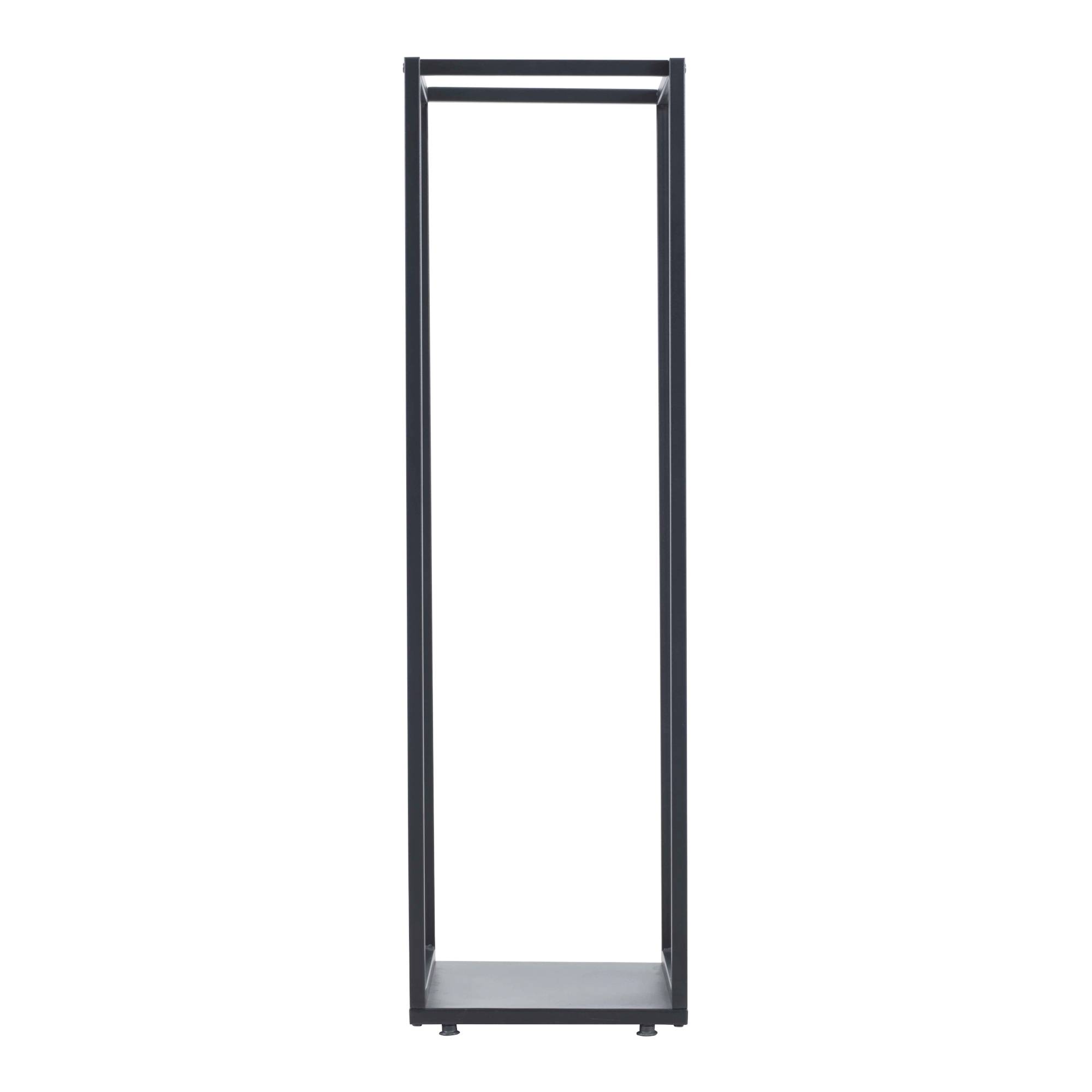 [en.casa] - Range-bûches Tornved acier laqué noir [en.casa] - Image 5